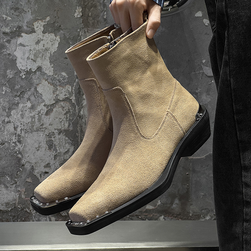 England style men casual party - Chelsea Boots Men ulasan dan harga