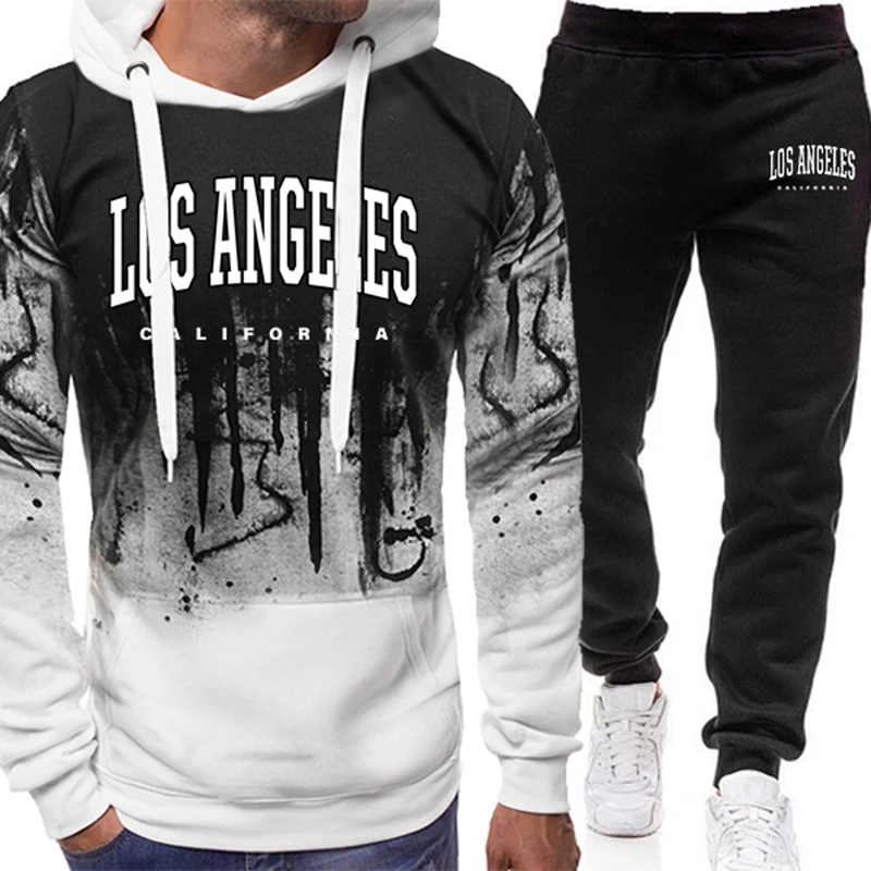 Fashion Men's Tracksuit Print  - Men'S Fashion Clothing ulasan dan harga