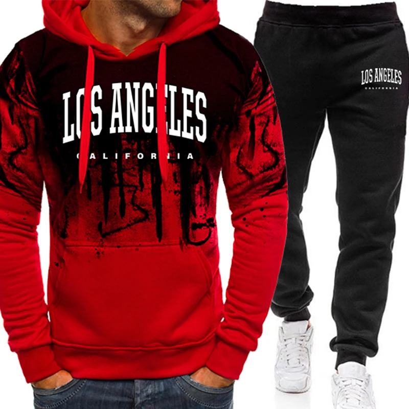 Fashion Men's Tracksuit Print  - Men'S Fashion Clothing ulasan dan harga