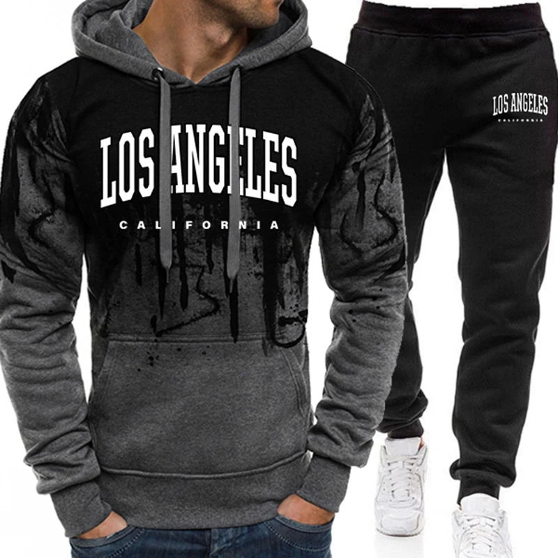 Fashion Men's Tracksuit Print  - Men'S Fashion Clothing ulasan dan harga
