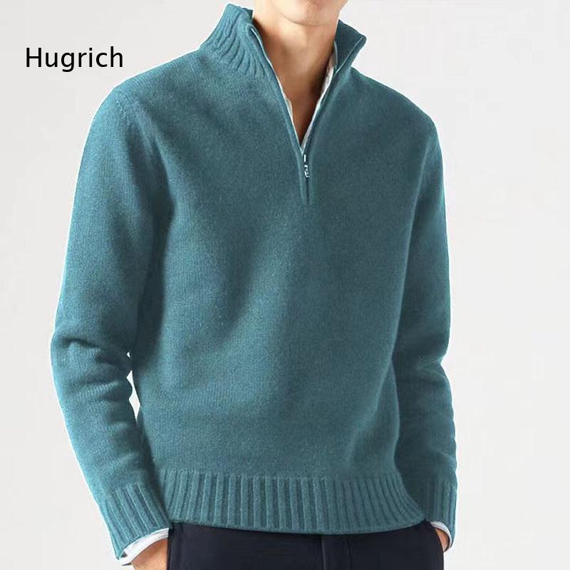 Fashion Men Solid Mock Neck Qu - Mens Fashion Quarter Zip ulasan dan harga