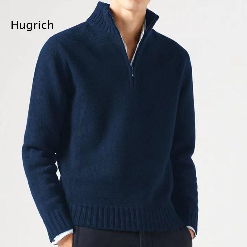 Fashion Men Solid Mock Neck Qu - Mens Fashion Quarter Zip ulasan dan harga