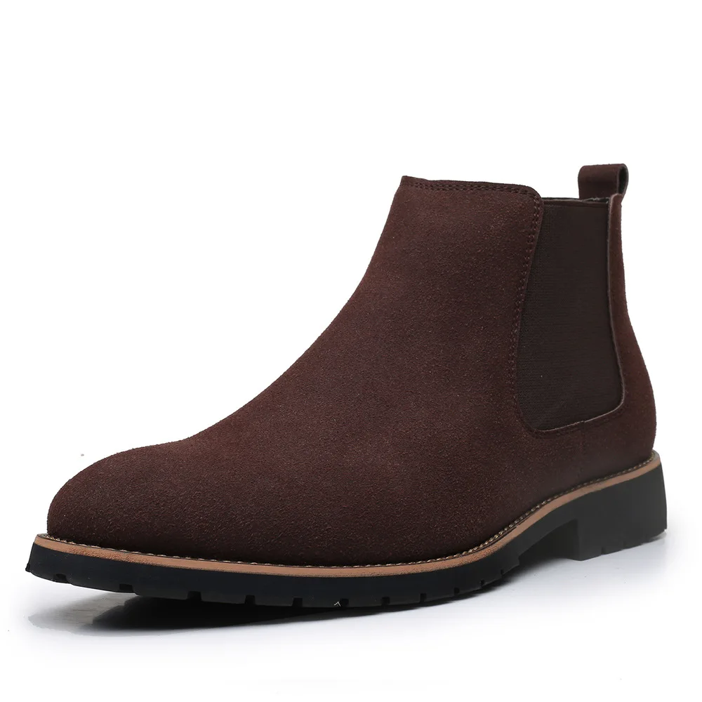 Men Ankle Boots British Style  - Chelsea Boots Men ulasan dan harga