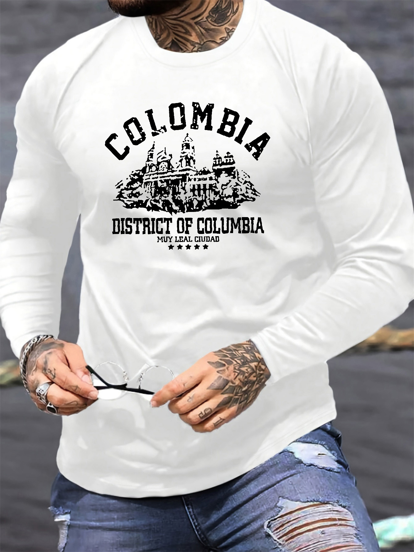 100% Cotton Men's Long Sleeved - Men Fashion Upper ulasan dan harga