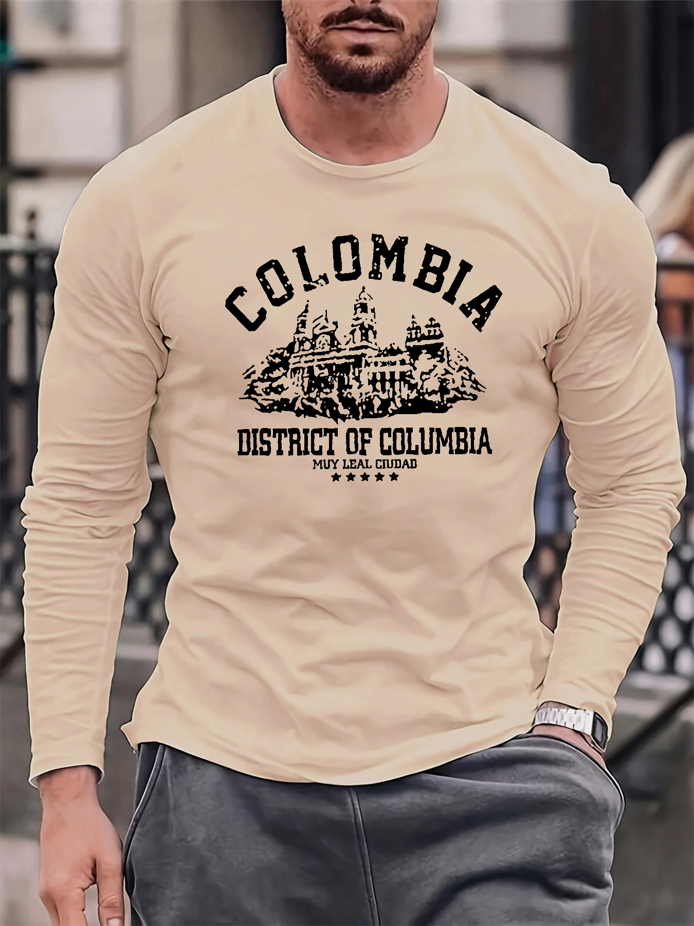 100% Cotton Men's Long Sleeved - Men Fashion Upper ulasan dan harga