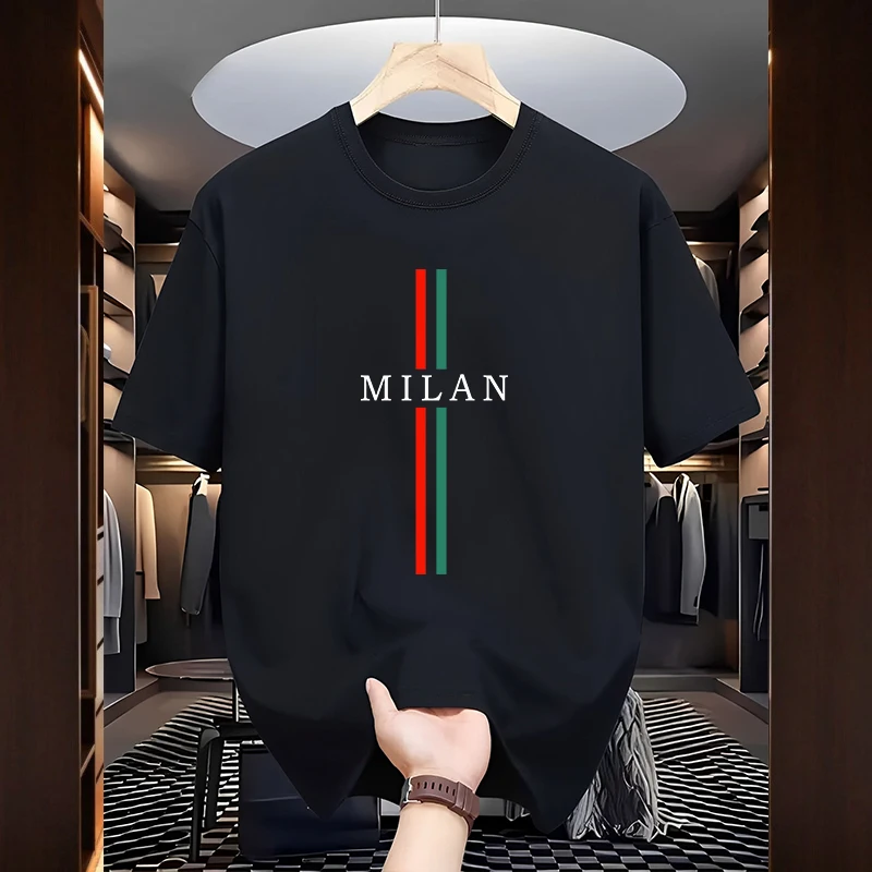 Summer Milan Fashion Men's Cot - Milan Men'S Fashion ulasan dan harga