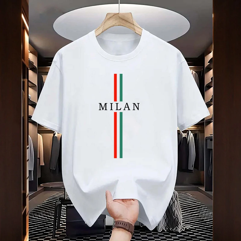 Summer Milan Fashion Men's Cot - Milan Men'S Fashion ulasan dan harga