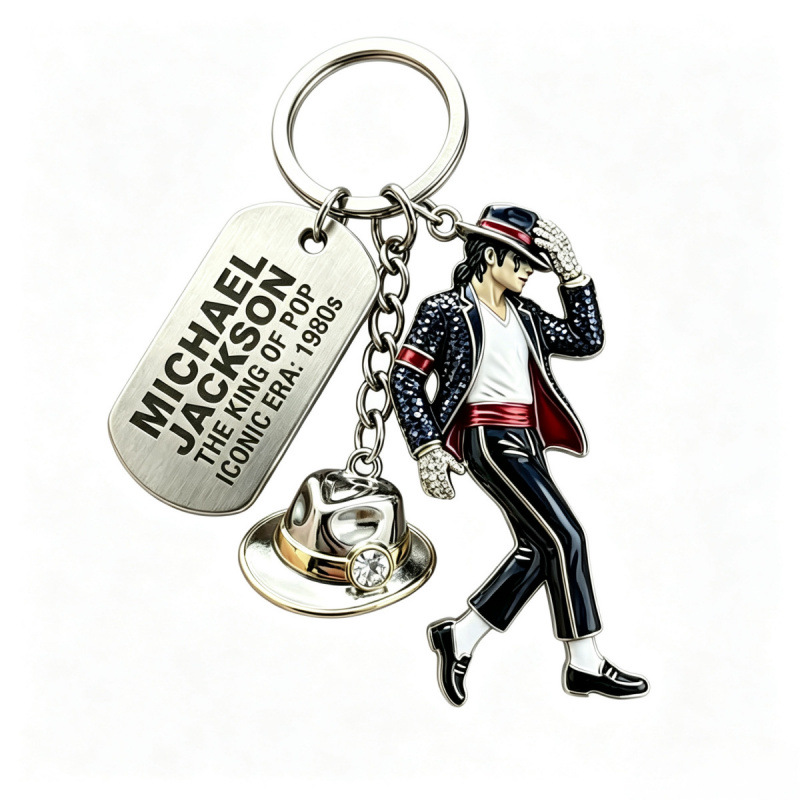 2026 Michael Jackson Keychain, - Men Fashion King ulasan dan harga