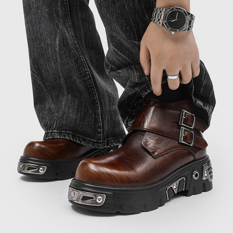 large size men fashion punk go - Men'S Fashion Footwear ulasan dan harga