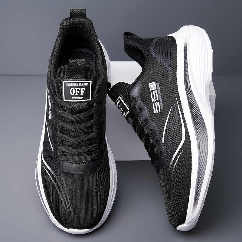 Synthetic Leather Rubber Sole  - Mens Fashion Trainers 2025 ulasan dan harga
