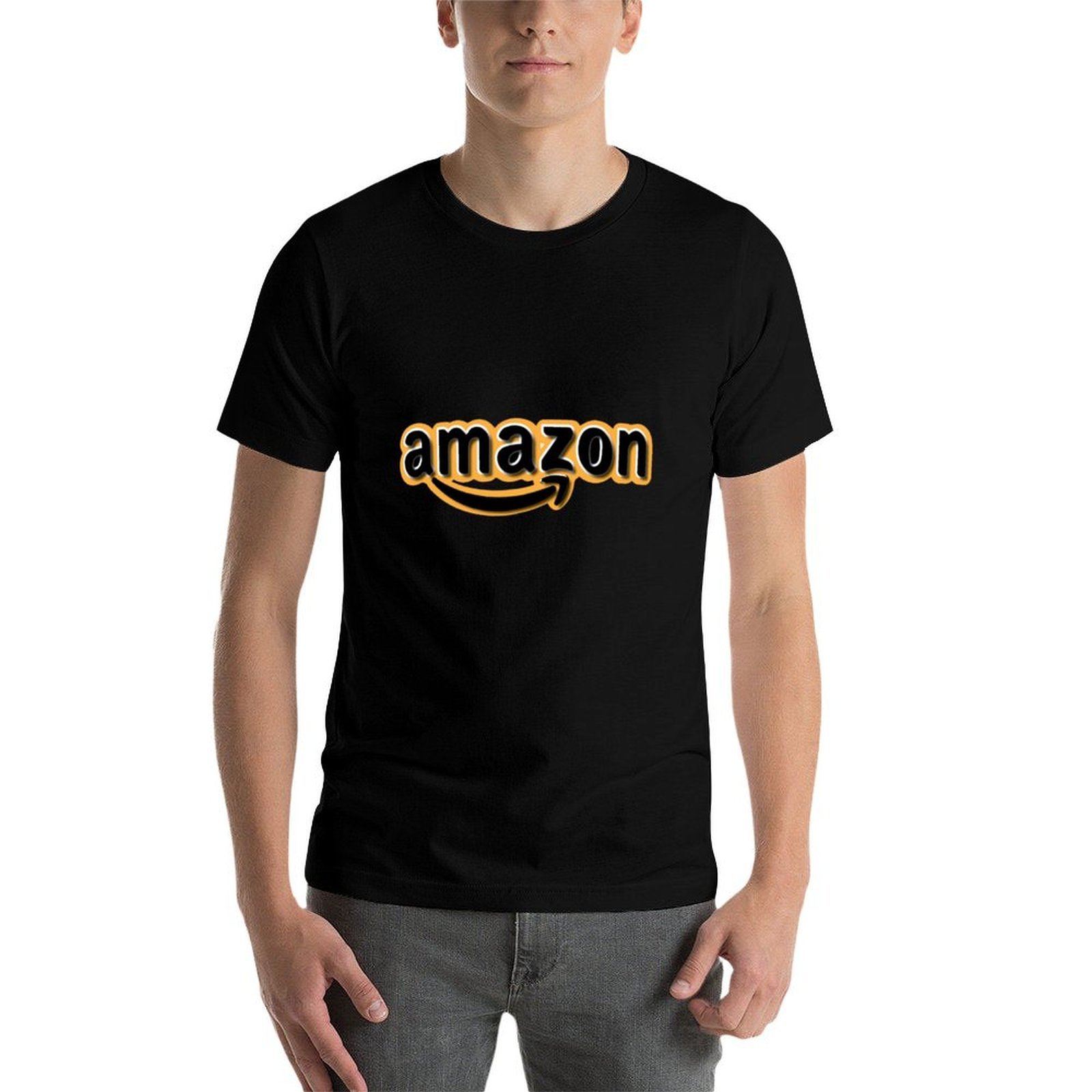 amazon logo design T-Shirt Fas - Amazon Men'S Fashion ulasan dan harga