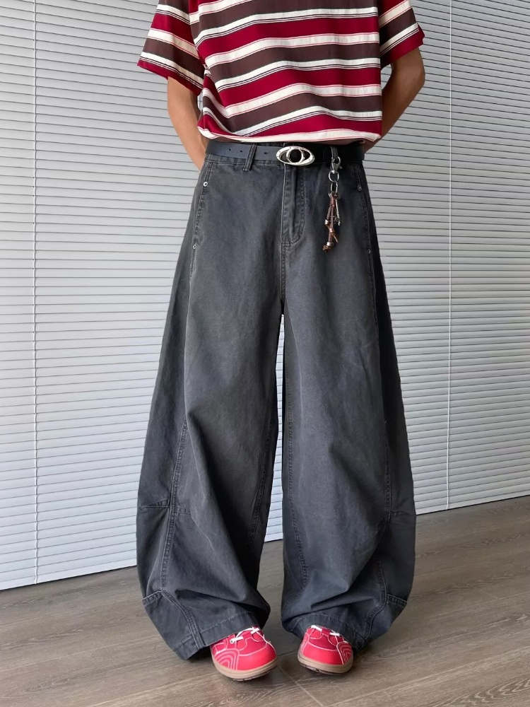 2025 Trashy Y2K 2000S Fashion  - Mens Fashion Dark Grey Pants ulasan dan harga