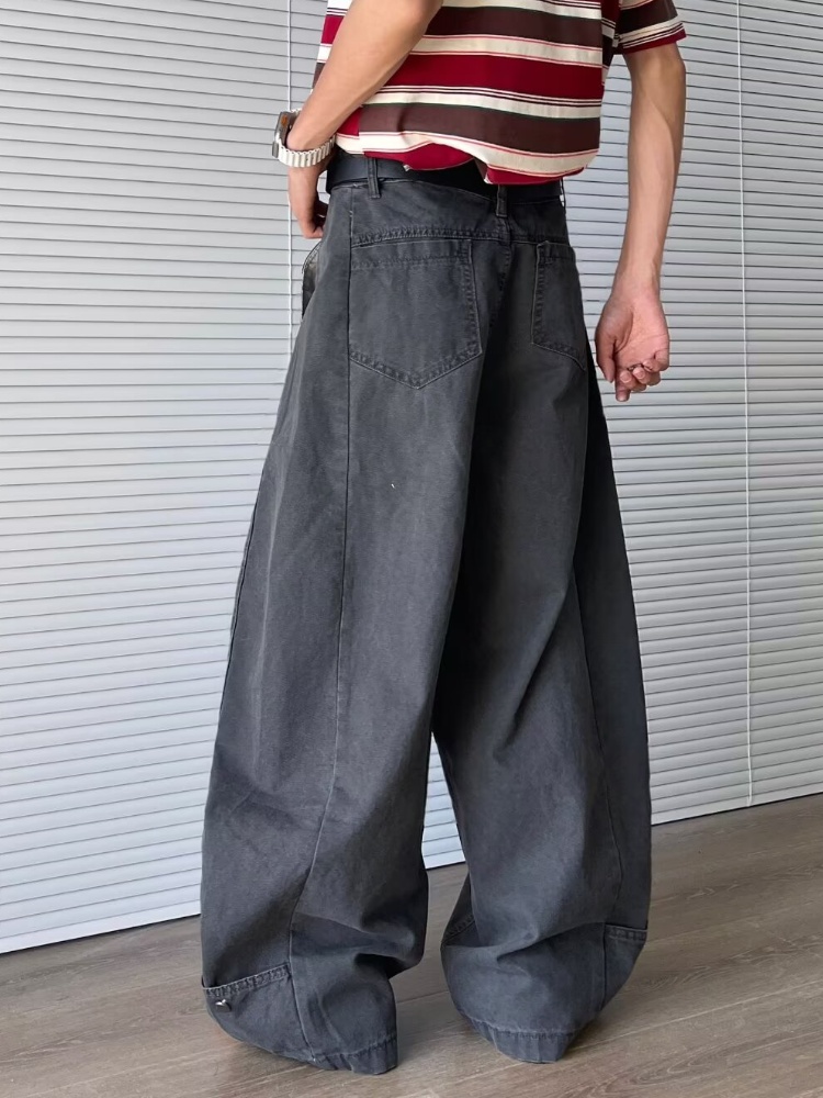 2025 Trashy Y2K 2000S Fashion  - Mens Fashion Dark Grey Pants ulasan dan harga