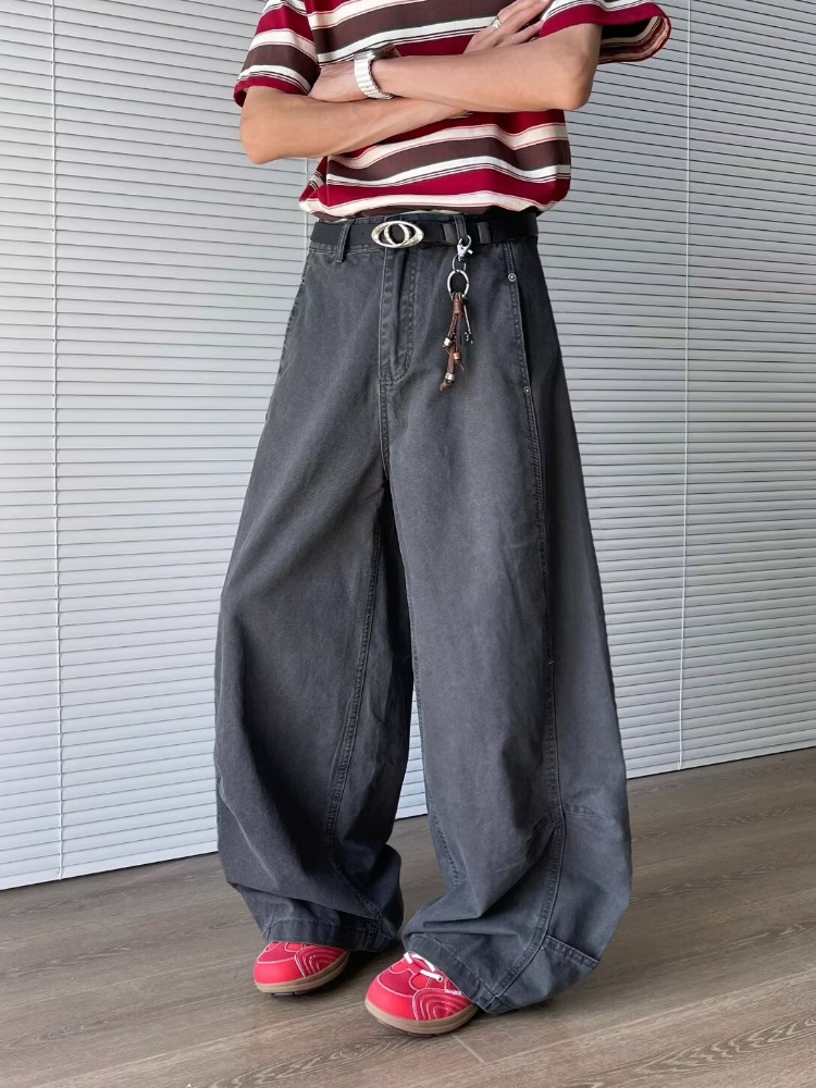 2025 Trashy Y2K 2000S Fashion  - Mens Fashion Dark Grey Pants ulasan dan harga