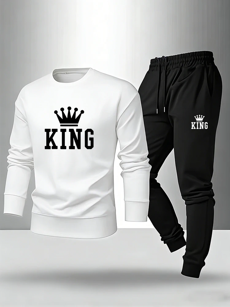 King Pringt Men Longsleeve T-s - Men Fashion King ulasan dan harga