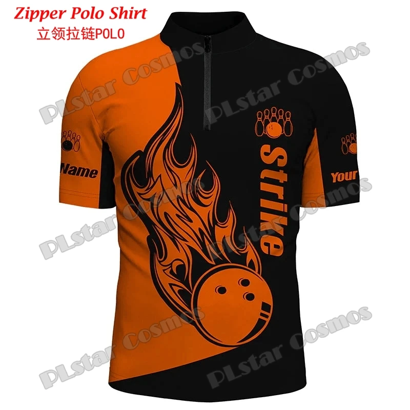 Personalized Bowling Team 3D A - Mens Fashion Quarter Zip ulasan dan harga