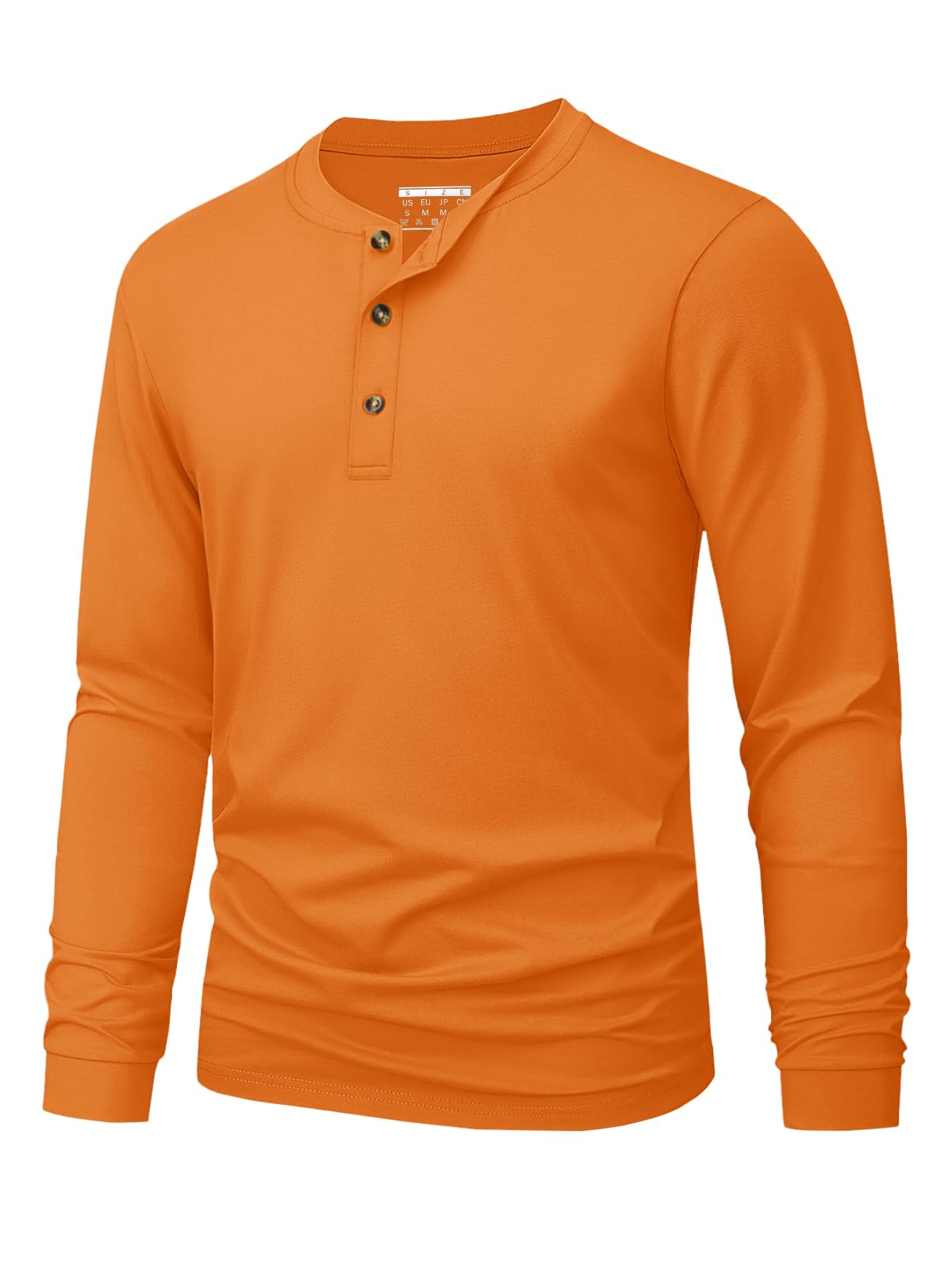 Men's Henley T-Shirt Simple So - Men'S Fashion Clothing ulasan dan harga