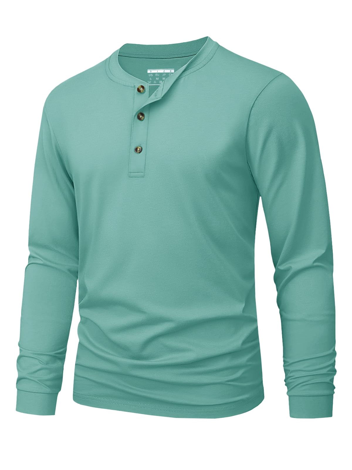Men's Henley T-Shirt Simple So - Men'S Fashion Clothing ulasan dan harga