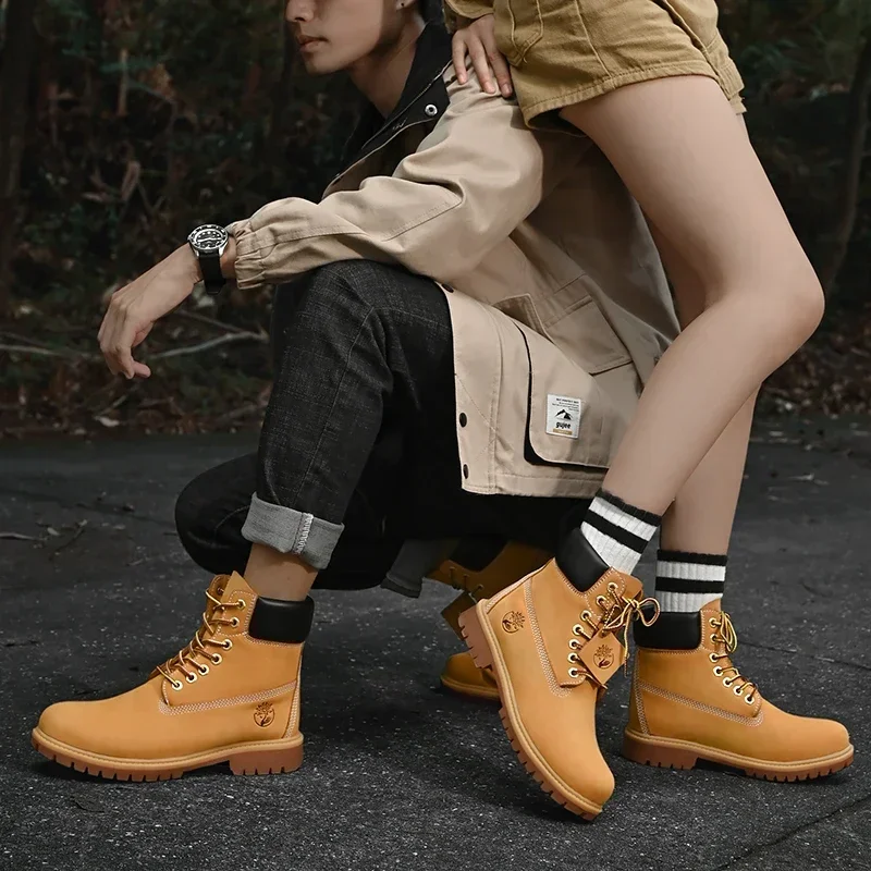 Boots Men High Top Boots High  - Men'S Fashion Footwear ulasan dan harga