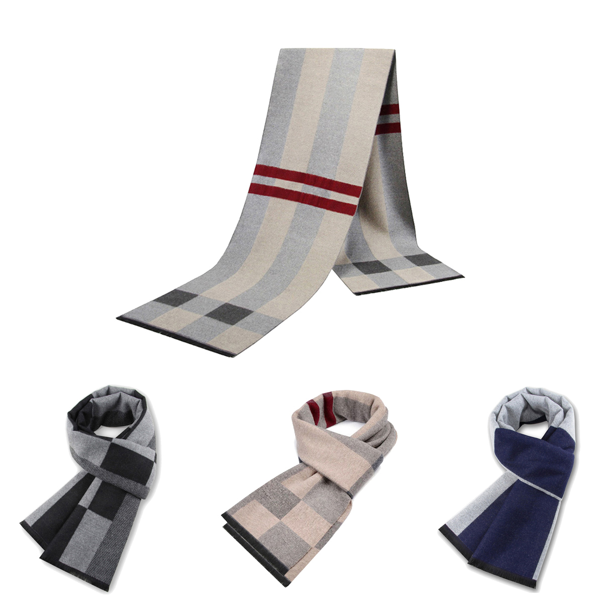 Men Scarf For Man Winter Copy  - Men Scarf Wool ulasan dan harga