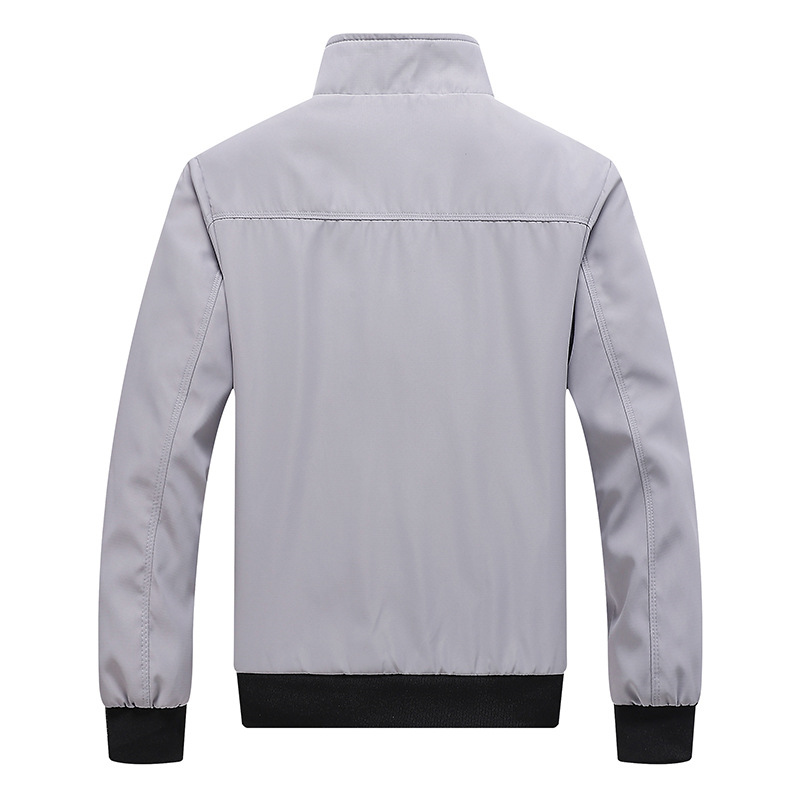 New Spring Autumn Casual Solid - Mens Fashion Bomber Jacket ulasan dan harga